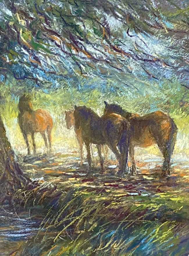 ‘Animals in the Landscape’ pastel course