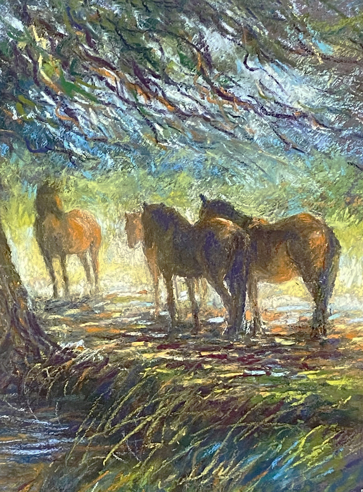 'Animals in the Landscape' pastel course