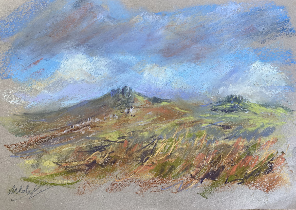 Moorland sketch 2
